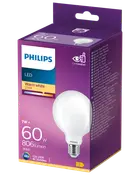 PHILIPS LED globlampa 7W E27 G93