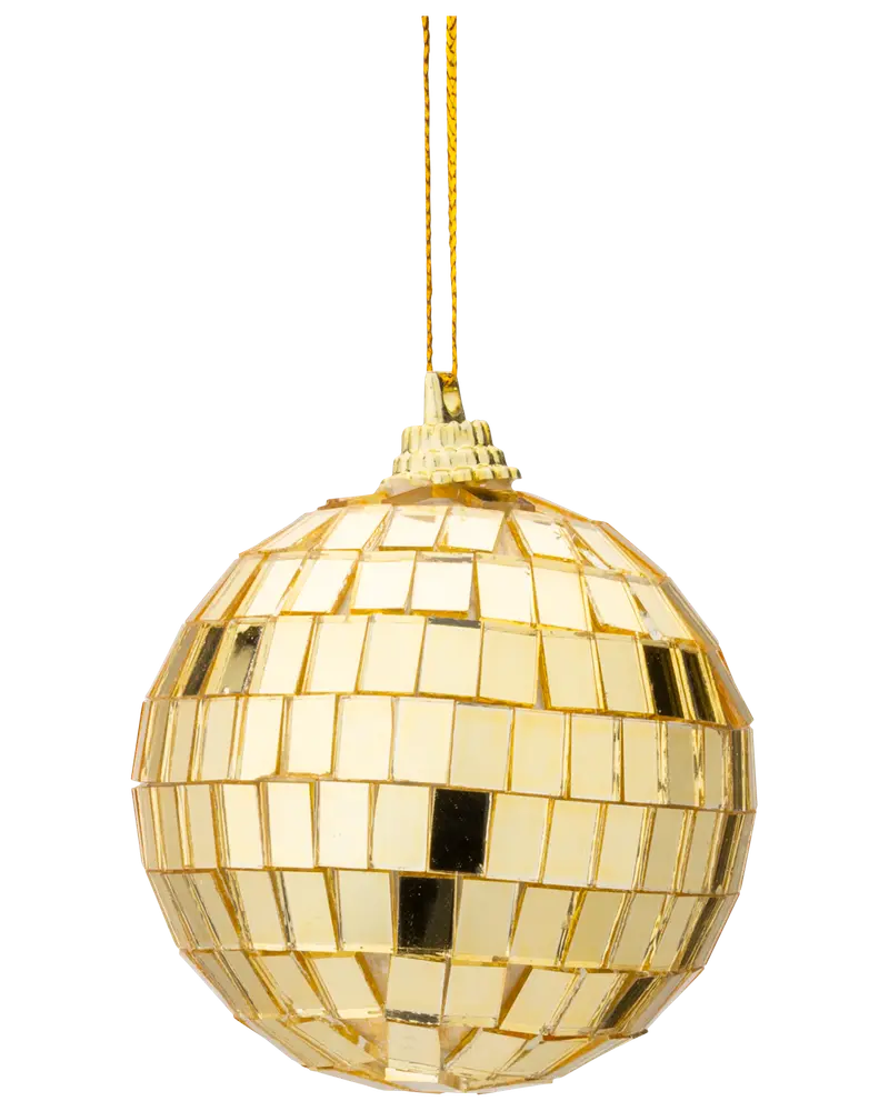 Discokula 6 cm Guld 3 st