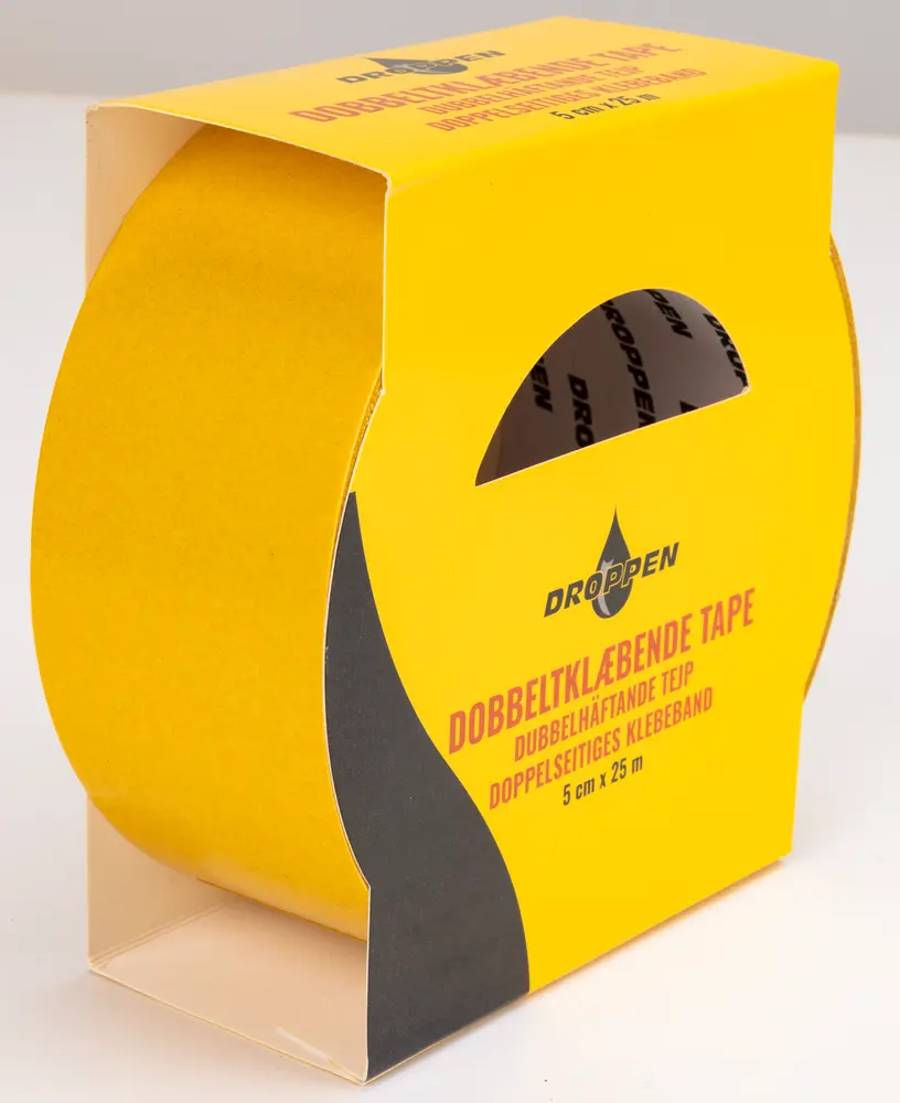 Dobbelklæbende tape - 50 mm