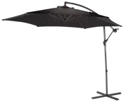Hængeparasol Ø3 m - sort