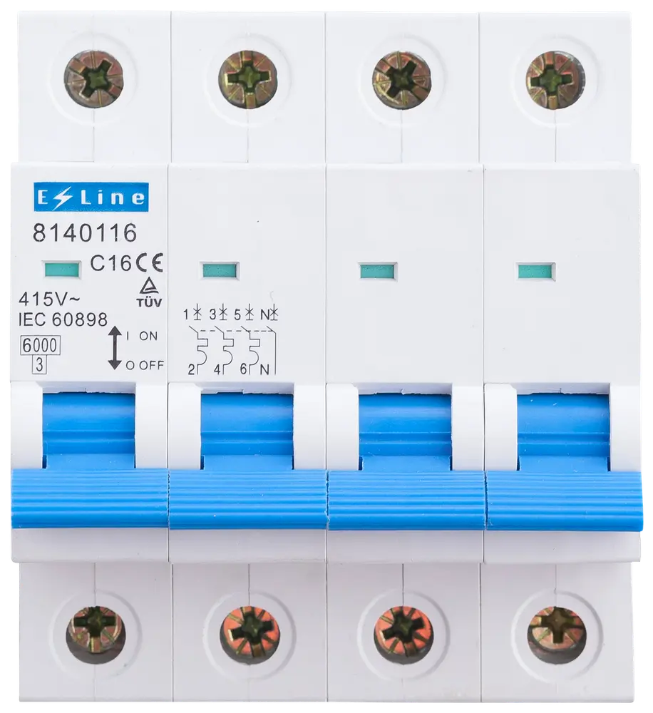 Automatsikring 3 P + NC 16 A