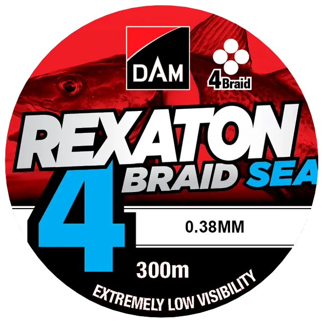 DAM 4 Braid 300M 0,38Mm Gul