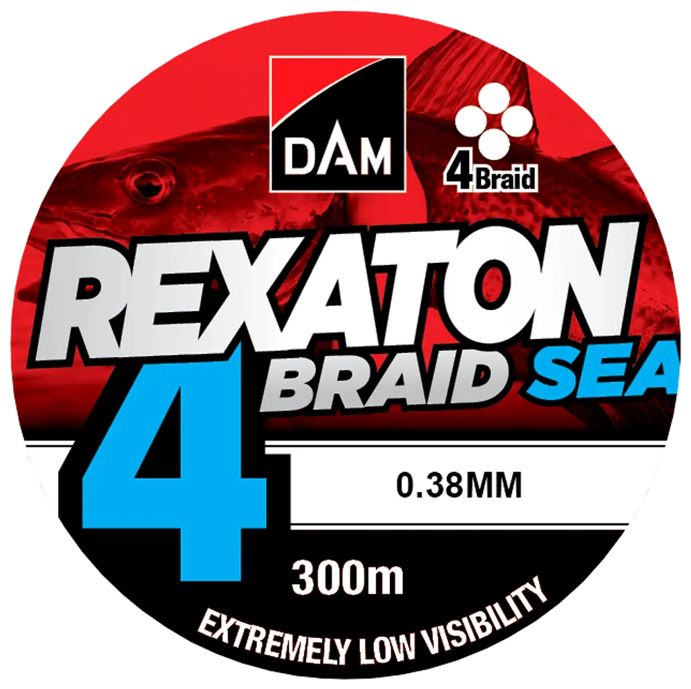 DAM 4 Braid 300 m 0,38 mm 22,8 kg - gul