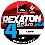 DAM 4 Braid 300 m 0,38 mm 22,8 kg - gul