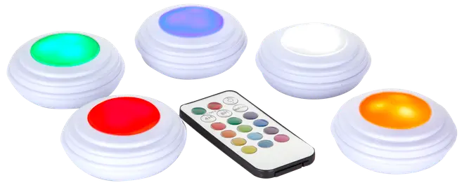Lampor 5 st med fjärrkontroll