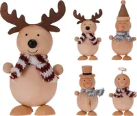 Julfigur i trä 11-14 cm
