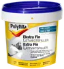 Polyfilla Ekstra Fin Letvægtsfiller, dobbeltpakke med gule og hvide tuber, til væg og loft. Perfekt til små revner og huller, nem at påføre og slibe.