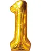 Folieballon Guld 86 cm - Nr 1