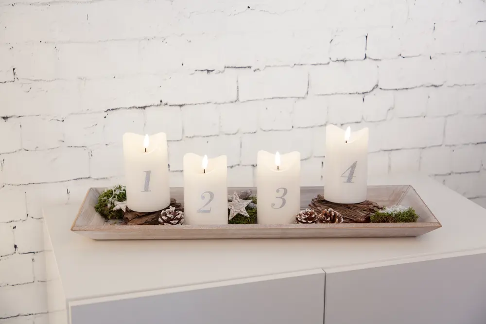 Adventsljus led 4-pack