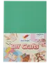 Ever Bright DIY Crafts-kit med grön framsida, illustrationer av konstmaterial, färgpennor, papper och nalle, passar för kreativa pysselprojekt och aktiviteter.