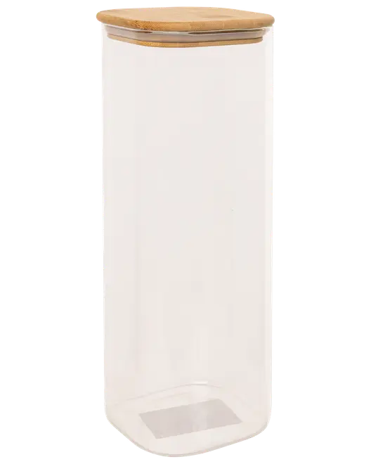 Opbevaringsglas m. trælåg 2,1 liter