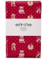 Bordsduk med julmotiv 140 x 250 cm