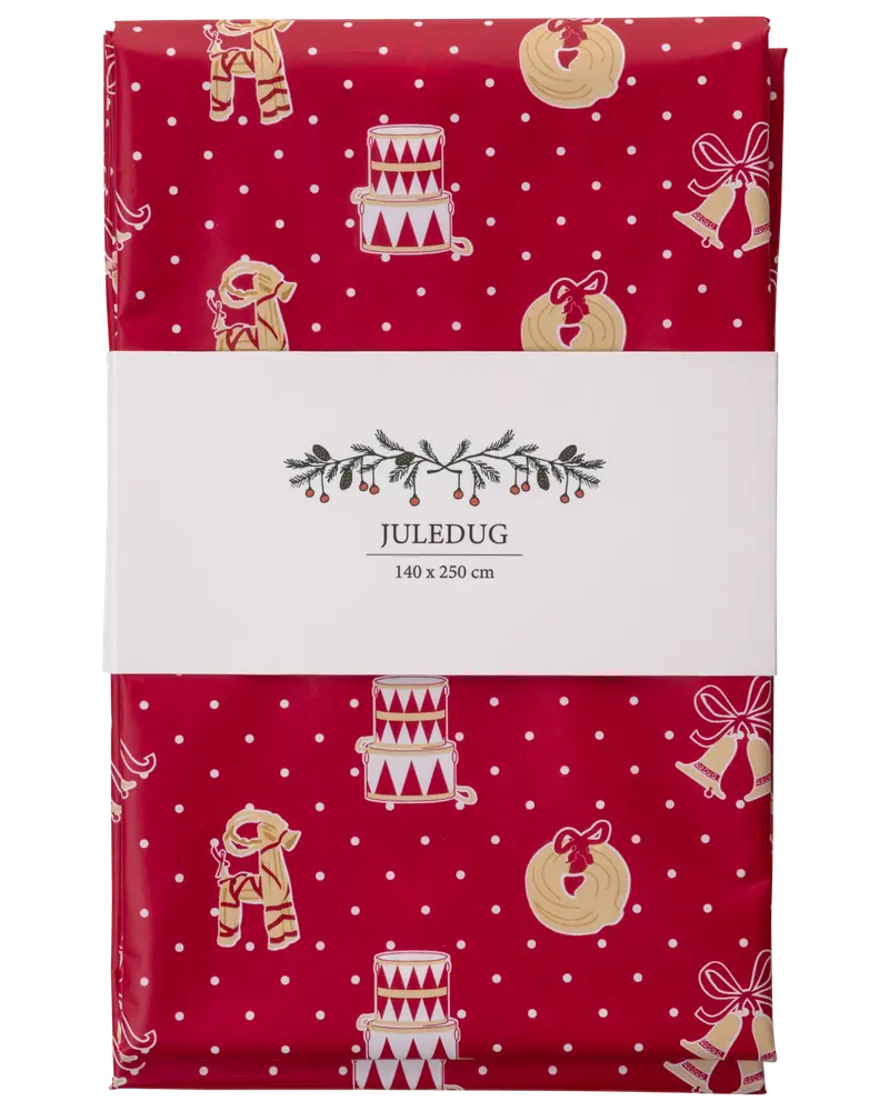 Bordsduk med julmotiv 140 x 250 cm