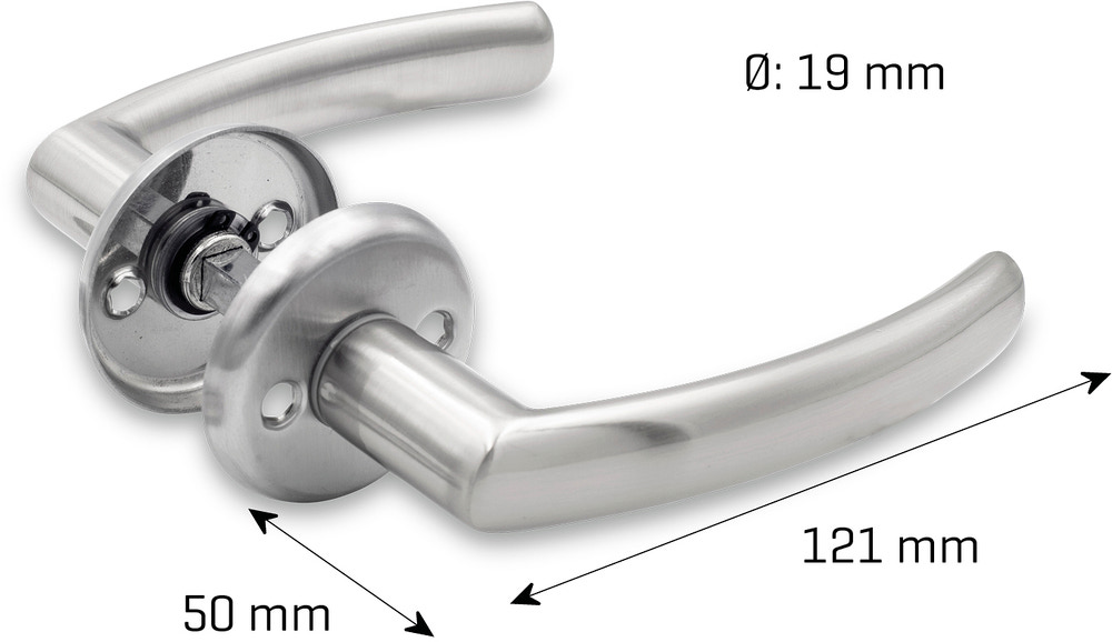 jasa Dørgreb aluminium 19 mm - Libra