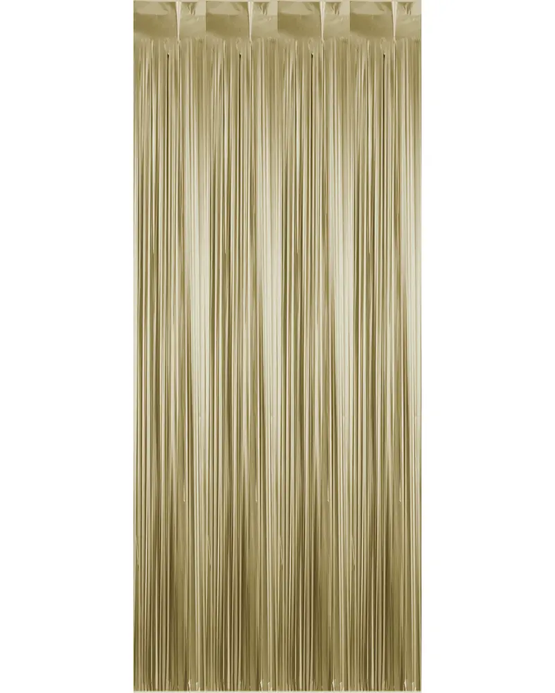 Glitterdraperi - guld