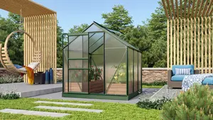 Växthus Venus 3800 grön/poly