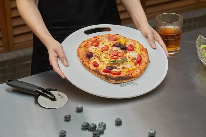 BAKERgrill Pizza skärbräda Ø34 cm