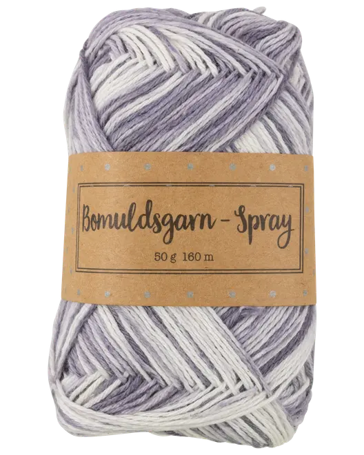 Cotton print garn 50 g - ass. farver