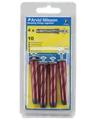 Hulrumsdyvel 4-pak - rød