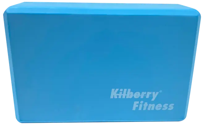 Kilberry Fitness Yoga blok 15 x 23 x 7,5 cm - blå