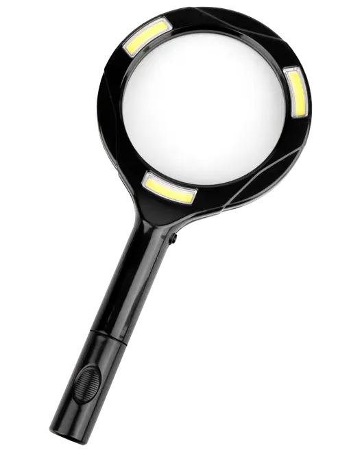 Förstoringsglas med LED-lampa 3X