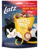 Latz Party Mix Original kattgodis, 200g maxipack. Färgglada, stjärnformade snacks med smak av kyckling, lever och kalkon. Innehåller protein, vitaminer och Omega 6.
