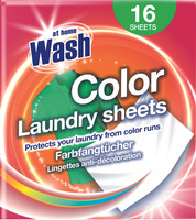 At Home Wash Laundry sheets 16-sheets - color