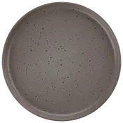 SJÖBO Tallerken stentøj Ø20 cm - brun