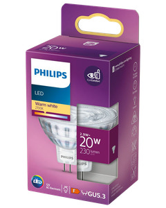 PHILIPS Spotpære 2,9W GU5.3 MR16