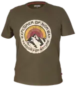 T-shirt med logotyp - Grön