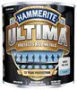 Hammerite Ultima metalmaling, antracitgrå, glat finish. Beskytter alle metaller, 12 års beskyttelse, hurtigtørrende, ingen grunder nødvendig, farvelåseteknologi. Til udendørs metaloverflader.
