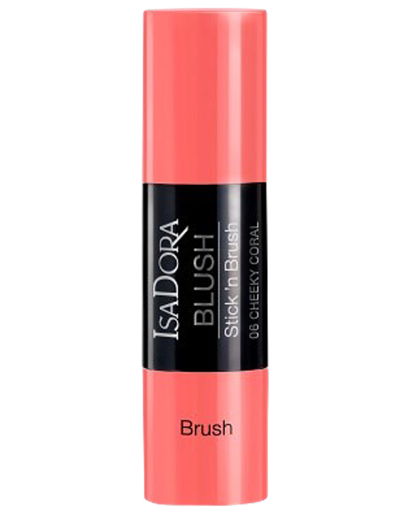 IsaDora Blush Stick'n Brush - Cheeky Coral