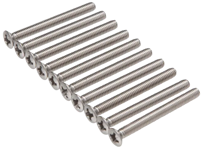 MASKINSKRUV A4 LH M4X40 10 ST