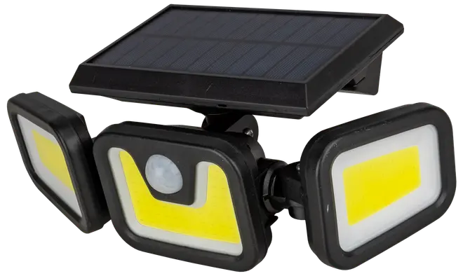 SARTANO Solcellelampe tredelt med  sensor