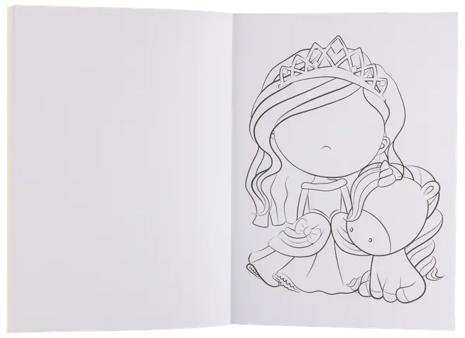 Malebog med klistermærker - assorteret