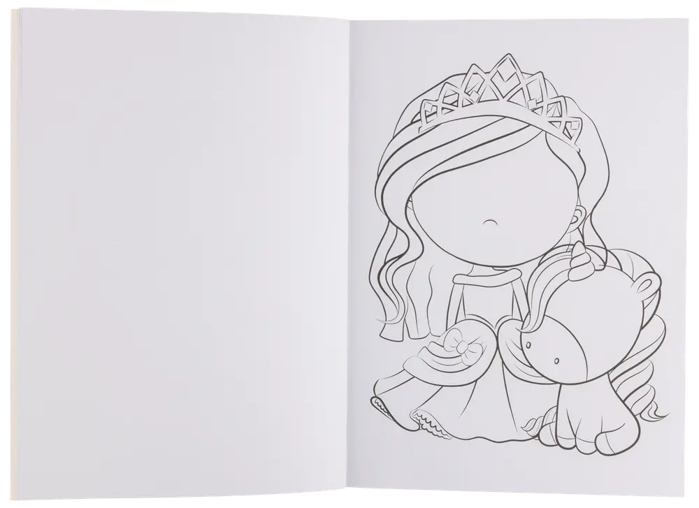 Målarbok med klistermärken