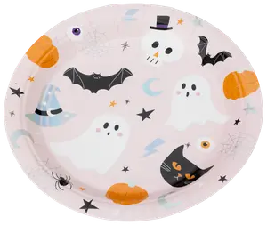 Halloween tallrik 6-pack
