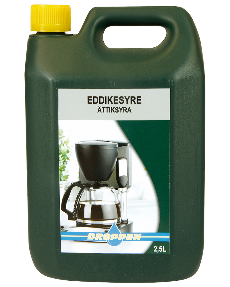 Droppen Eddikesyre 2,5 L