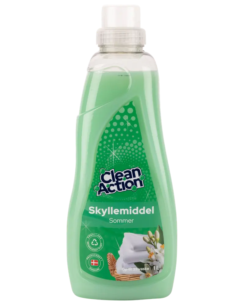 Clean Action - Skyllemiddel 1000 ml - Sommer