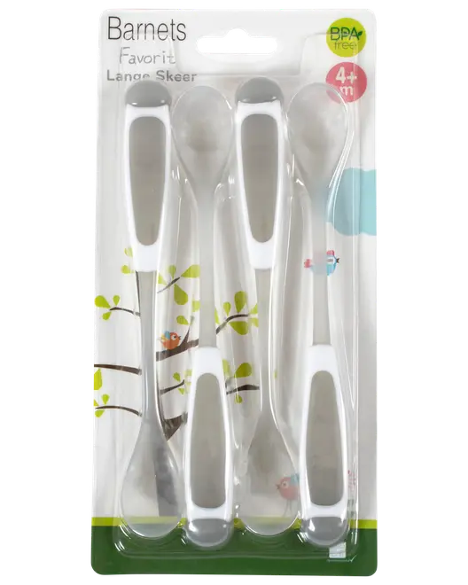 Ske lang 4-pak - assorterede varianter