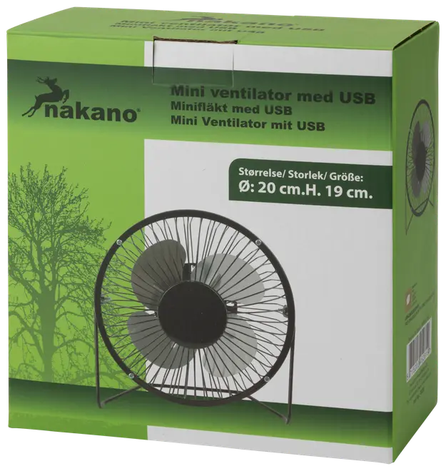Nakano Fläkt med USB-anslutning