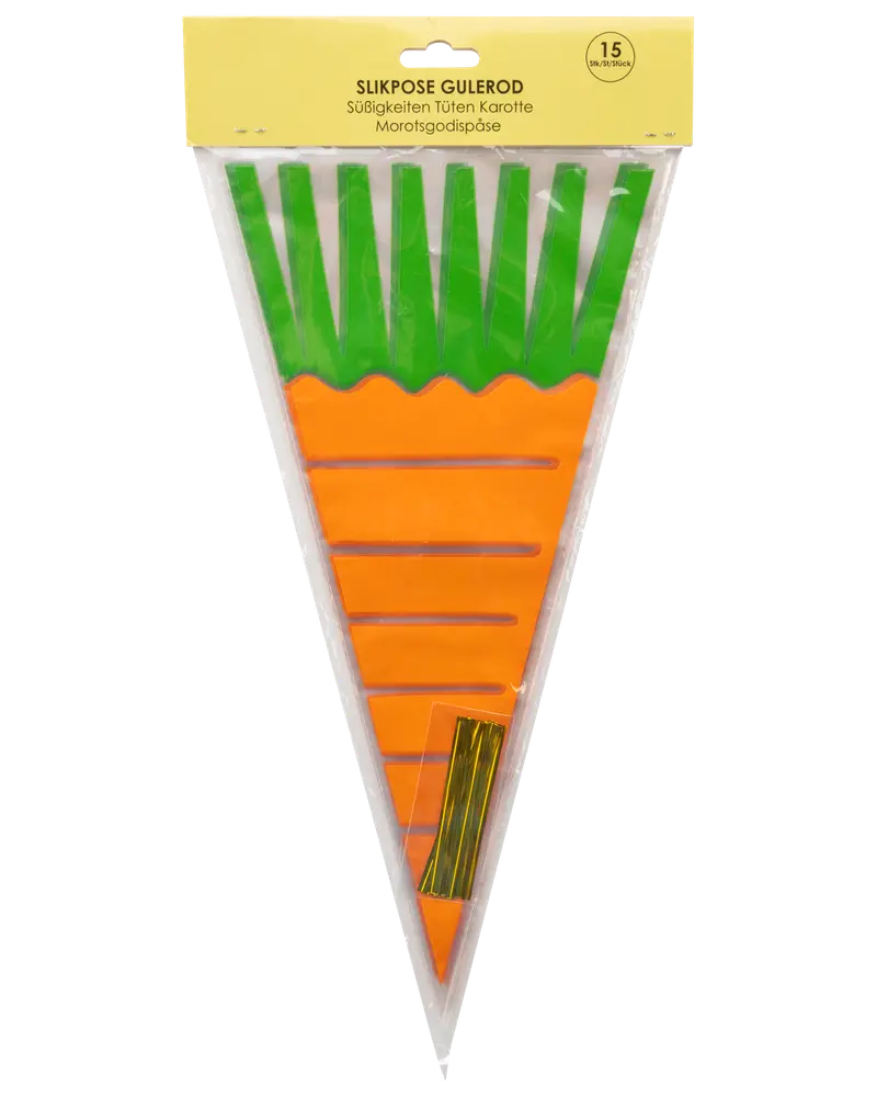 Slikpose Gulerod - 15 stk