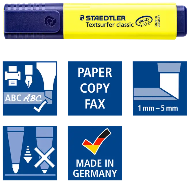 Staedtler Textsurfer Highlighter Classic - gul