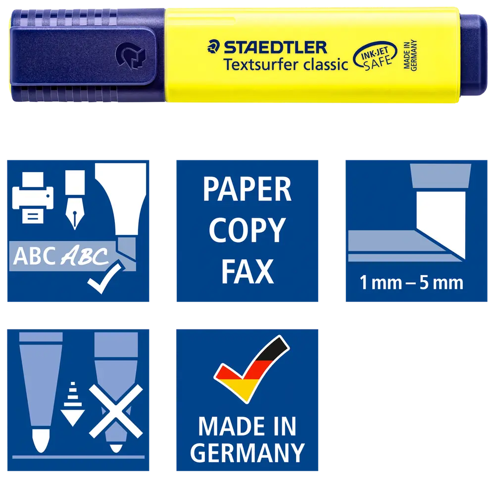 Staedtler Textsurfer Highlighter Classic - gul