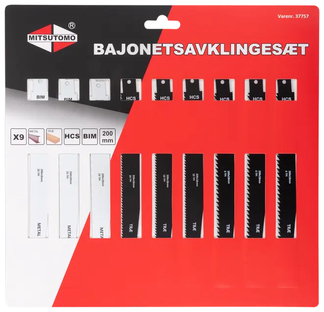 Tigersågblad 9-pack