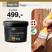 Trampolin med grøn kant står på græsplæne