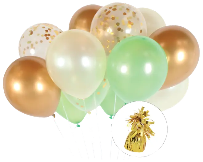 Ballonbuket med 12 stk. - mix