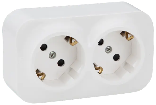 Legrand Stikkontakt dobbelt med schuko