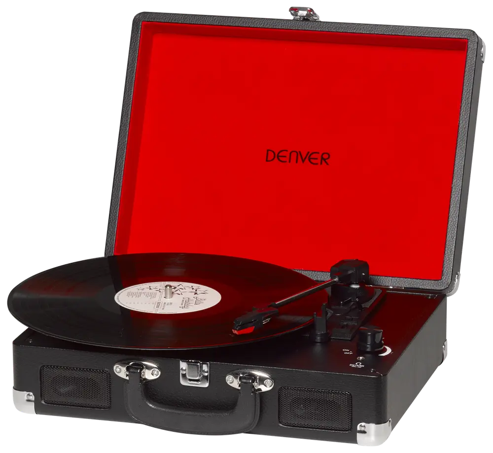 Denver Pladespiller Sort