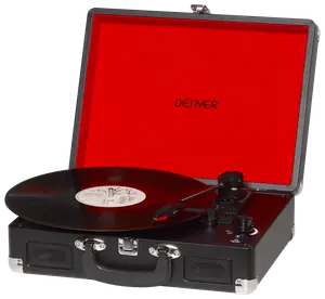 Denver Pladespiller Sort